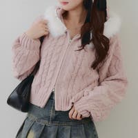 RMAF　NICE CLAUP / OLIVE des OLIVE（リマインドミーアンドフォーエバー　ナイスクラップ　オリーブデオリーブ）のトップス/ニット・セーター