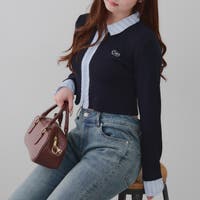 RMAF　NICE CLAUP / OLIVE des OLIVE（リマインドミーアンドフォーエバー　ナイスクラップ　オリーブデオリーブ）のトップス/ニット・セーター