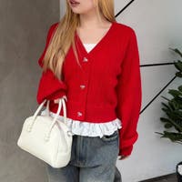 RMAF　NICE CLAUP / OLIVE des OLIVE（リマインドミーアンドフォーエバー　ナイスクラップ　オリーブデオリーブ）のトップス/カーディガン