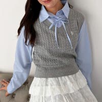 RMAF　NICE CLAUP / OLIVE des OLIVE（リマインドミーアンドフォーエバー　ナイスクラップ　オリーブデオリーブ）のトップス/ニット・セーター