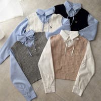 RMAF　NICE CLAUP / OLIVE des OLIVE（リマインドミーアンドフォーエバー　ナイスクラップ　オリーブデオリーブ）のトップス/ニット・セーター