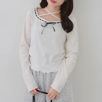 RMAF　NICE CLAUP / OLIVE des OLIVE（リマインドミーアンドフォーエバー　ナイスクラップ　オリーブデオリーブ）のトップス/カットソー