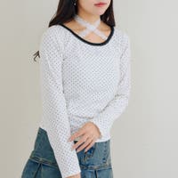 NICE CLAUP / OLIVE des OLIVE　OUTLET（ナイスクラップ　オリーブデオリーブ　アウトレット）のトップス/カットソー