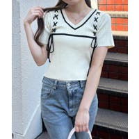 RMAF　NICE CLAUP / OLIVE des OLIVE（リマインドミーアンドフォーエバー　ナイスクラップ　オリーブデオリーブ）のトップス/ニット