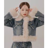 RMAF　NICE CLAUP / OLIVE des OLIVE（リマインドミーアンドフォーエバー　ナイスクラップ　オリーブデオリーブ）のアウター(コート・ジャケットなど)/ブルゾン
