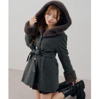 RMAF　NICE CLAUP / OLIVE des OLIVE（リマインドミーアンドフォーエバー　ナイスクラップ　オリーブデオリーブ）のアウター(コート・ジャケットなど)/ハーフコート