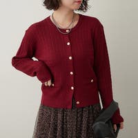 RMAF　NICE CLAUP / OLIVE des OLIVE（リマインドミーアンドフォーエバー　ナイスクラップ　オリーブデオリーブ）のトップス/カーディガン