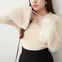 RMAF　NICE CLAUP / OLIVE des OLIVE（リマインドミーアンドフォーエバー　ナイスクラップ　オリーブデオリーブ）のトップス/ニット・セーター