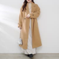 RMAF　NICE CLAUP / OLIVE des OLIVE（リマインドミーアンドフォーエバー　ナイスクラップ　オリーブデオリーブ）のアウター(コート・ジャケットなど)/ロングコート