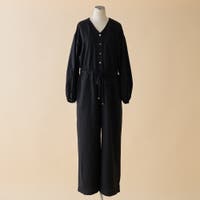 KURASHI サロペット　ノースリーブ　ブラック GLOBAL WORK（グローバルワーク）の「お手入れらくらくキャミ
