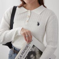 RMAF　NICE CLAUP / OLIVE des OLIVE（リマインドミーアンドフォーエバー　ナイスクラップ　オリーブデオリーブ）のトップス/ニット・セーター