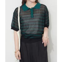 RMAF　NICE CLAUP / OLIVE des OLIVE（リマインドミーアンドフォーエバー　ナイスクラップ　オリーブデオリーブ）のトップス/ポロシャツ