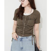 RMAF　NICE CLAUP / OLIVE des OLIVE（リマインドミーアンドフォーエバー　ナイスクラップ　オリーブデオリーブ）のトップス/カットソー