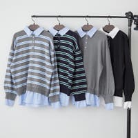 RMAF　NICE CLAUP / OLIVE des OLIVE（リマインドミーアンドフォーエバー　ナイスクラップ　オリーブデオリーブ）のトップス/ニット・セーター