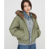 RMAF　NICE CLAUP / OLIVE des OLIVE（リマインドミーアンドフォーエバー　ナイスクラップ　オリーブデオリーブ）のアウター(コート・ジャケットなど)/ブルゾン