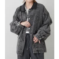 RMAF　NICE CLAUP / OLIVE des OLIVE（リマインドミーアンドフォーエバー　ナイスクラップ　オリーブデオリーブ）のアウター(コート・ジャケットなど)/デニムジャケット