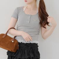RMAF　NICE CLAUP / OLIVE des OLIVE（リマインドミーアンドフォーエバー　ナイスクラップ　オリーブデオリーブ）のトップス/Ｔシャツ