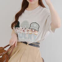RMAF　NICE CLAUP / OLIVE des OLIVE（リマインドミーアンドフォーエバー　ナイスクラップ　オリーブデオリーブ）のトップス/Ｔシャツ