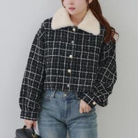 RMAF　NICE CLAUP / OLIVE des OLIVE（リマインドミーアンドフォーエバー　ナイスクラップ　オリーブデオリーブ）のアウター(コート・ジャケットなど)/ショートコート