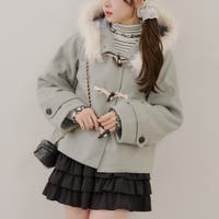 RMAF　NICE CLAUP / OLIVE des OLIVE（リマインドミーアンドフォーエバー　ナイスクラップ　オリーブデオリーブ）のアウター(コート・ジャケットなど)/ダッフルコート