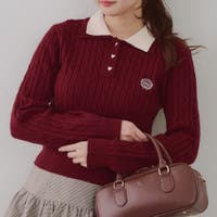 RMAF　NICE CLAUP / OLIVE des OLIVE（リマインドミーアンドフォーエバー　ナイスクラップ　オリーブデオリーブ）のトップス/ニット・セーター