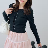 NICE CLAUP / OLIVE des OLIVE　OUTLET（ナイスクラップ　オリーブデオリーブ　アウトレット）のトップス/カットソー