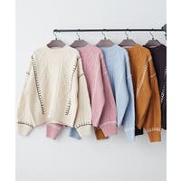 RMAF　NICE CLAUP / OLIVE des OLIVE（リマインドミーアンドフォーエバー　ナイスクラップ　オリーブデオリーブ）のトップス/ニット