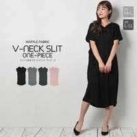 レディースVネックワンピース - ファッション通販SHOPLIST（ショップ 