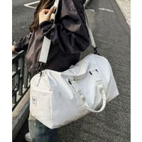 ボストンバッグ ホワイト/白色系（レディース） - ファッション通販