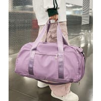 ボストンバッグ パープル/紫色系（レディース） - ファッション通販