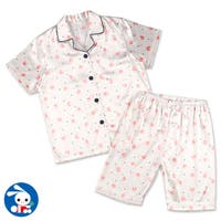 口コミ レビュー 前開き半袖パジャマ サテン地 桃柄 130cm 140cm 150cm 女の 西松屋 ニシマツヤ キッズファッション通販shoplist ショップリスト