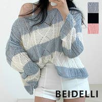 3rd Spring | Beidelli(ベイデリ)See-through overfit knitwear