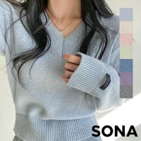 3rd Spring | SONYUNARA(ソニョナラ)Vネッククロップニット