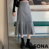 3rd Spring | SONYUNARA(ソニョナラ)ギンガムチェックマーメイドロングスカート