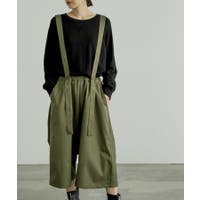 サルエルパンツ グリーン・カーキ/緑色系（レディース