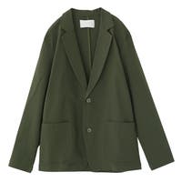 テーラードジャケット グリーン・カーキ/緑色系（レディース）の