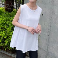 ホワイト ノースリーブ トップス DRESKIP（ドレスキップ） タンクトップ ノースリーブ 「高レビュー/S