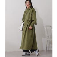 トレンチコート グリーン・カーキ/緑色系（レディース