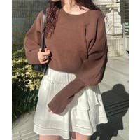 美品 ヴァレンティノ レザー ポケット ニット セーター ブラウン 茶色 ファッション 洋服 トップス 起毛 レディース MMM BS32-26 VALENTINO - 美品 ヴァレンティノ レザー ポケット ニット