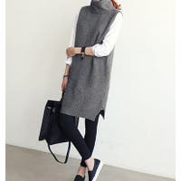 レディースタートルネック ノースリーブ ファッション通販shoplist ショップリスト