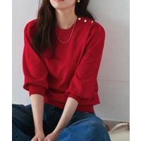ニット・セーター レッド/赤色系（レディース） - ファッション通販