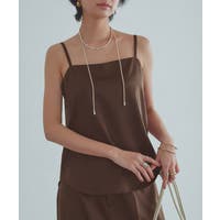 キャミソール ブラウン/茶色系（レディース） - ファッション通販
