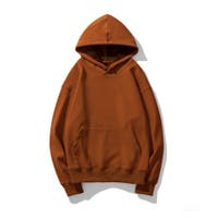 LABRINS shuryフルジップパーカー　ブラウン HIDE AND SEEK - JERSEY HALF ZIP HOODED (BROWN) / ライン