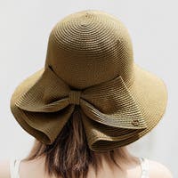 RAKUku（ラクク）の帽子/麦わら帽子・ストローハット・カンカン帽