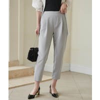 テーパードパンツ グレー/灰色系（レディース） - ファッション通販