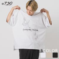 REGIEVO | バタフライ刺繍ビッグシルエットTシャツ