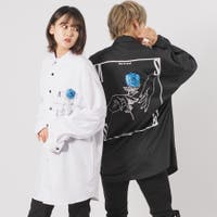 REGIEVO | ビッグシルエットハンドローズドルマンシャツ