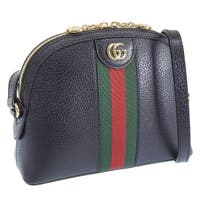 GUCCI グッチ　ショルダーバック　ナイロン　レザー　ブラック　保存袋付き GGナイロン ショルダーバッグ ナイロン レザー ブラック グッチ