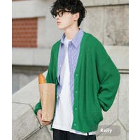 カーディガン(グリーン系) （メンズ）｜メンズファッション通販