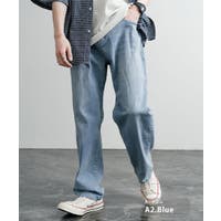 ワイドパンツ(ブルー系) （メンズ）｜メンズファッション通販